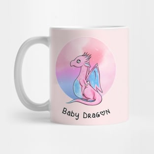 Cotton Candy Baby Dragon Mug